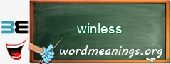 WordMeaning blackboard for winless
